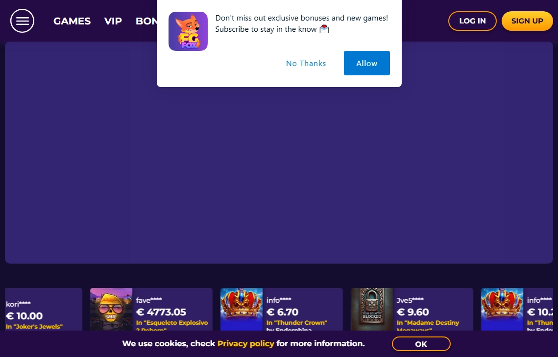 FgFox Casino